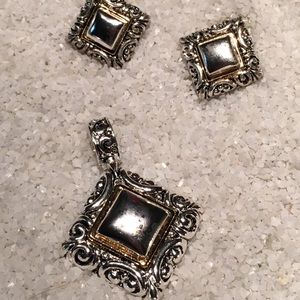 Necklace and earring set